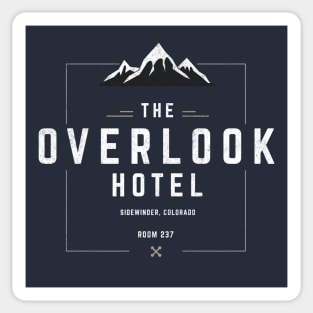 Overlook Hotel modern logo Sticker